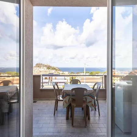 With Sea And Castle View